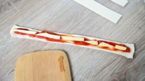 пицца в стиле брецель