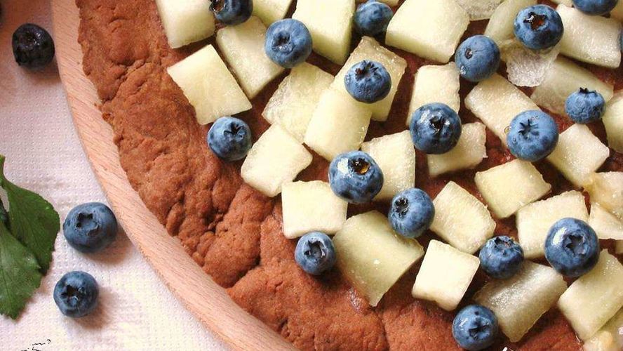 Рецепт шоколадая пицца с дыней