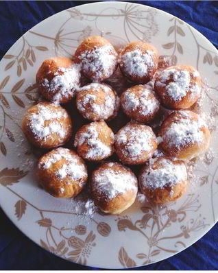 Пончики творожные