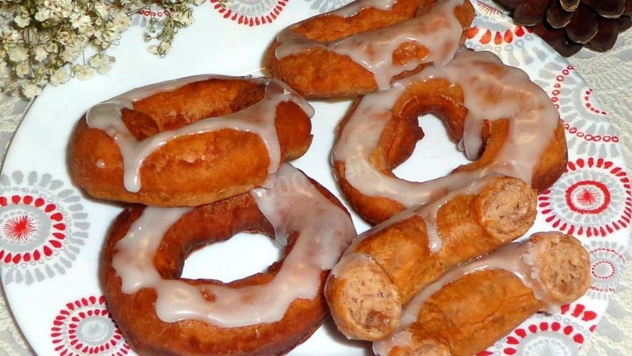 Рецепт шоколадные пончики