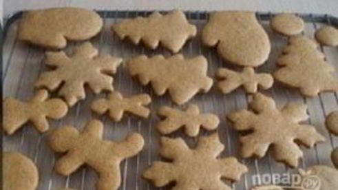 имбирные новогодние пряники с глазурью