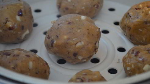 паровые пряники из цельнозерновой муки с медом и фундуком