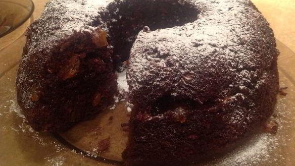 Рецепт Постная коврижка с миндалем, изюмом и черносливом