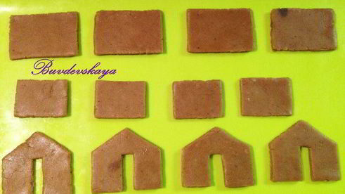 пряничный домик на кружку