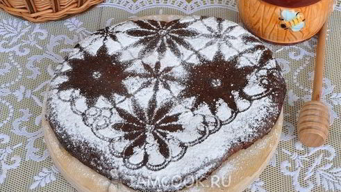 пряник шоколадный с вареньем