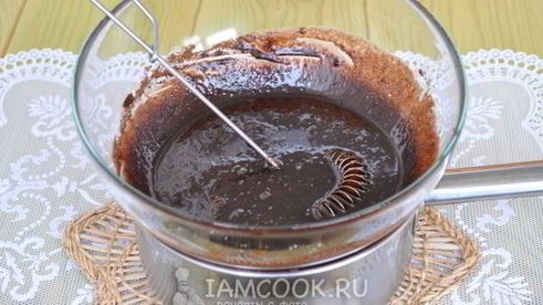 пряник шоколадный с вареньем