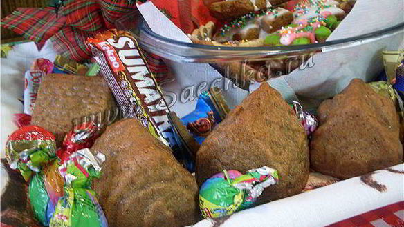 Рецепт Рождественские пряничные домики