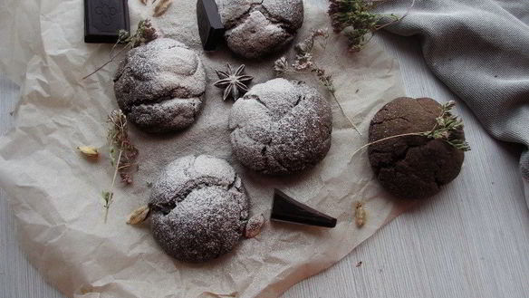 Рецепт Шоколадно-ореховые пряники