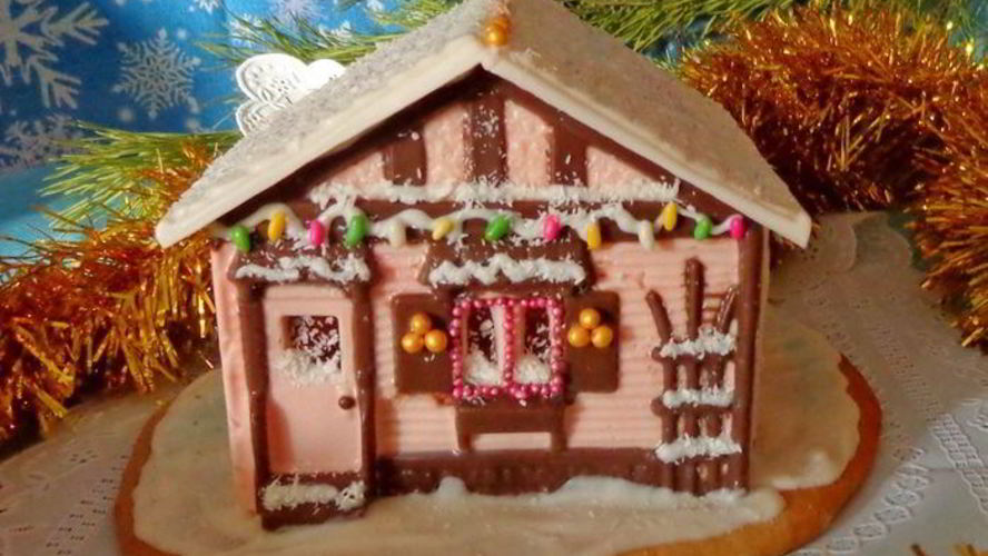 Рецепт шоколадно-пряничный домик