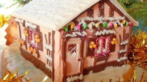 шоколадно-пряничный домик