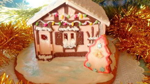 шоколадно-пряничный домик