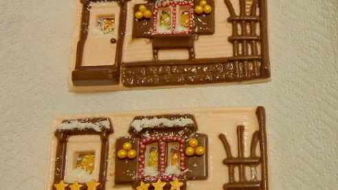 шоколадно-пряничный домик