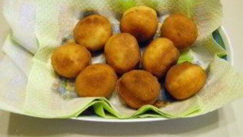 пышки на кефире, жаренные на сковороде