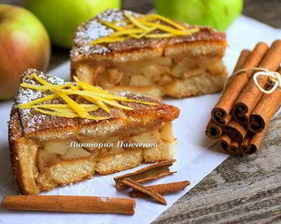 Необычная шарлотка