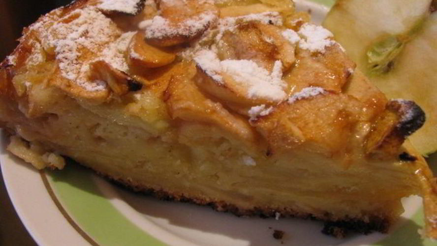 Рецепт очень яблочная шарлотка