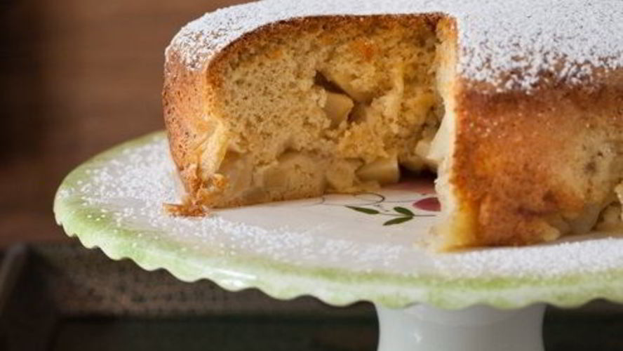 Рецепт шарлотка без масла