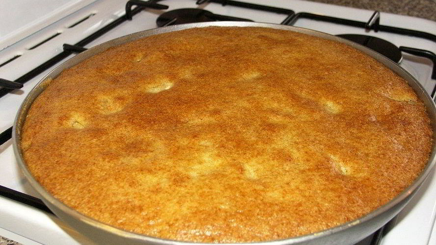 Рецепт шарлотка без яиц