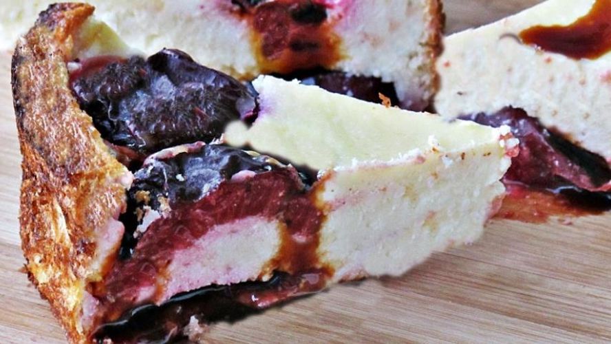 Рецепт шарлотка-чизкейк