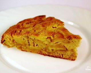 Шарлотка диетическая с яблоками