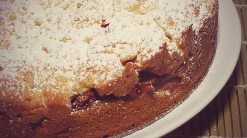 шарлотка на песочном тесте