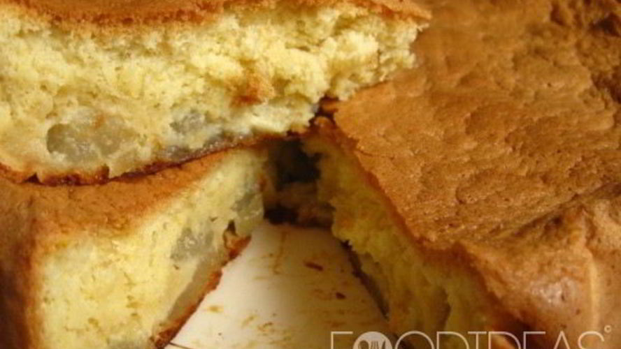 Рецепт шарлотка с грушами