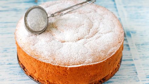 шарлотка с корицей