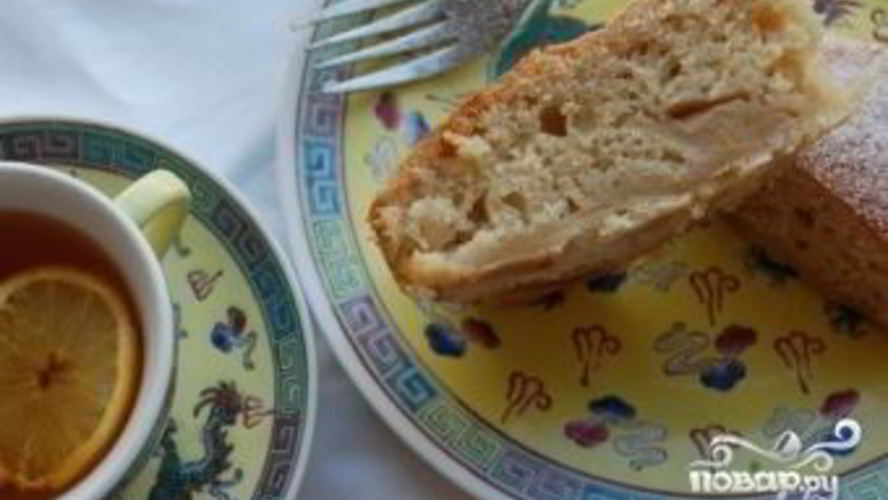 Рецепт шарлотка с манкой и яблоками