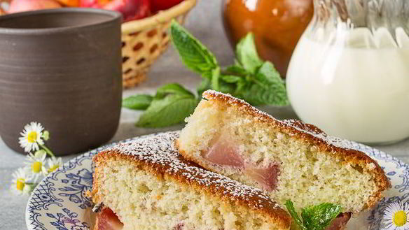 Рецепт Шарлотка с нектаринами