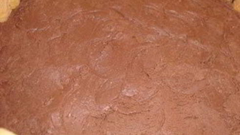 шарлотка с шоколадно-малиновым муссом и воздушным ванильным кремом