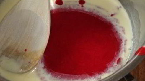 шарлотка с шоколадно-малиновым муссом и воздушным ванильным кремом