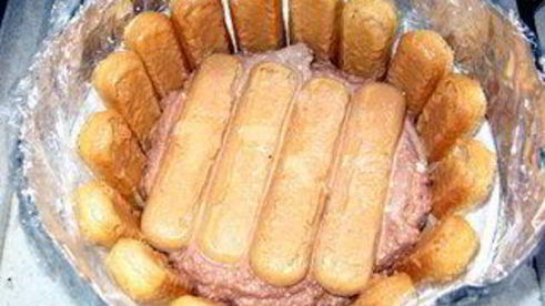 шарлотка с шоколадным суфле-глясе