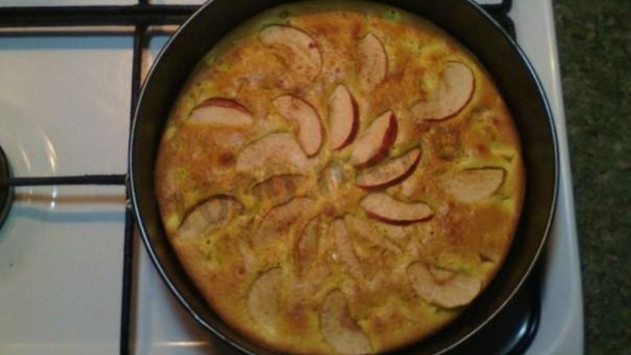 Рецепт шарлотка с яблоками быстро