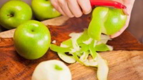 шарлотка с яблоками и лимоном