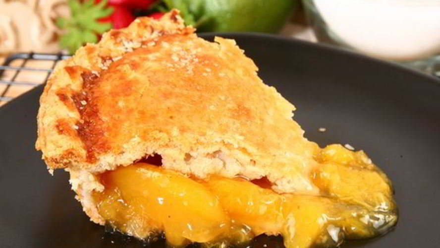 Рецепт шарлотка с яблоками и персиками