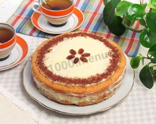 Шарлотка с заварным кремом