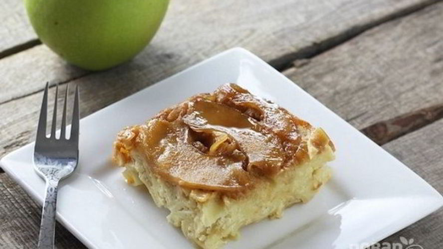 Рецепт шарлотка яблочно-творожная