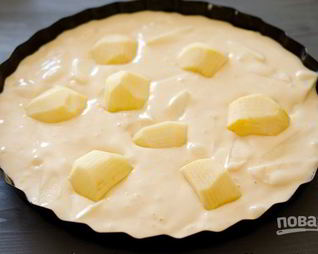 Тесто для шарлотки