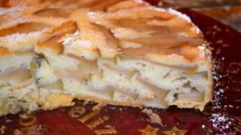 яблочная шарлотка простая