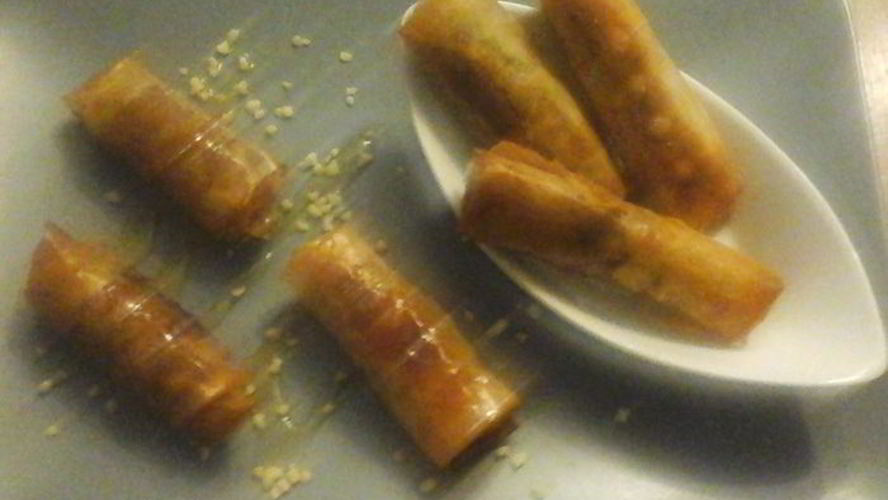 Рецепт сигары с орешками и пахлава