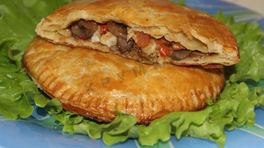 Рецепт слойки из слоеного теста с мясом панама-мама