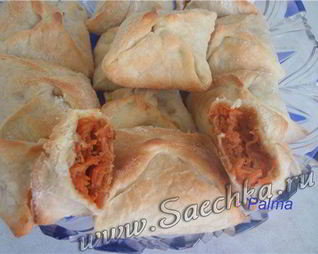 Слойки из слоеного теста С огоньком