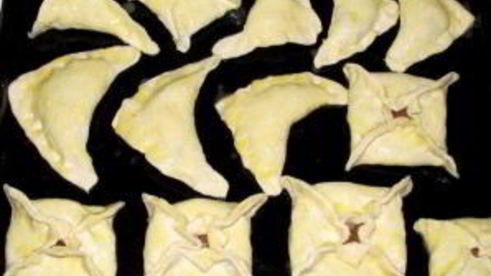 слойки с фаршем