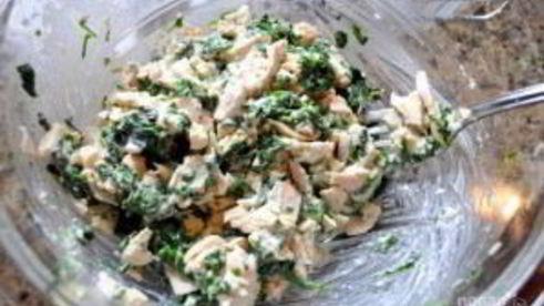 слойки с курицей и сыром