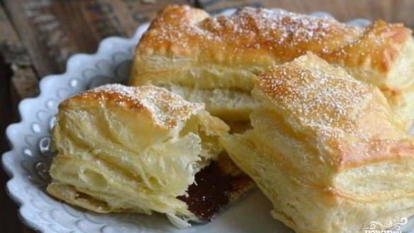 Рецепт Слойки с шоколадом