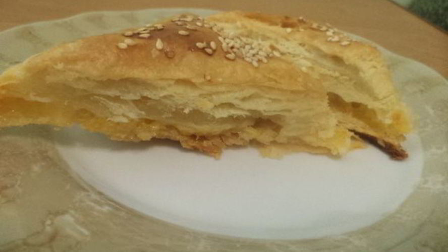 Рецепт слойки с сыром