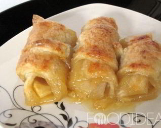 Слойки с яблоками