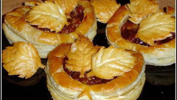 Рецепт Слойки Золотое яблочко