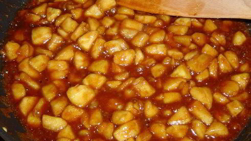 слойки золотое яблочко