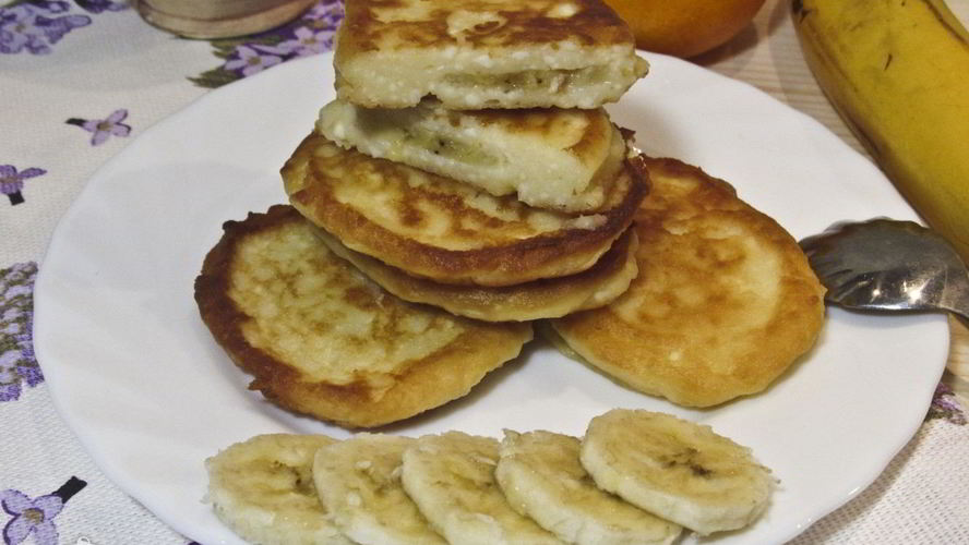 Рецепт банановые сырники