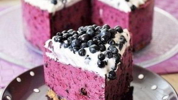 Рецепт Черничный творожник